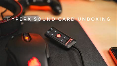 Unboxing The Hyperx Sound Card Youtube