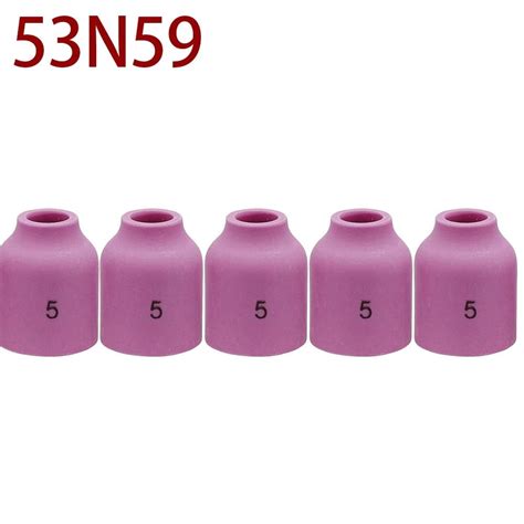 BCLONG 5PK TIG Gas Lens Alumina Nozzle Ceramic Cup For SR WP 9 20 25