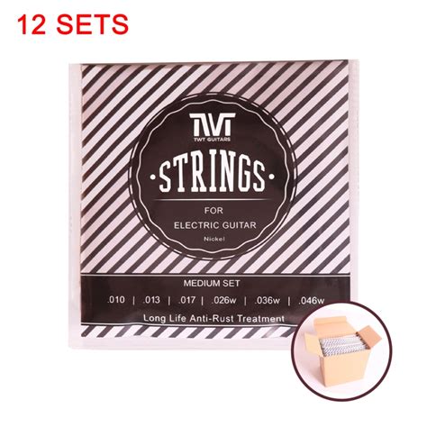 Electric Guitar Strings 10-46 Regular Set / 12 Sets Pack