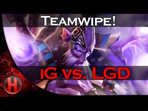 Dota 2 Teamwipe By LGD Vs IG The Summit 3 YouTube