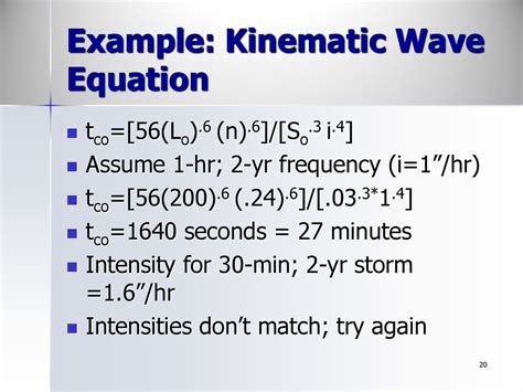 Time Of Concentration Ppt Download