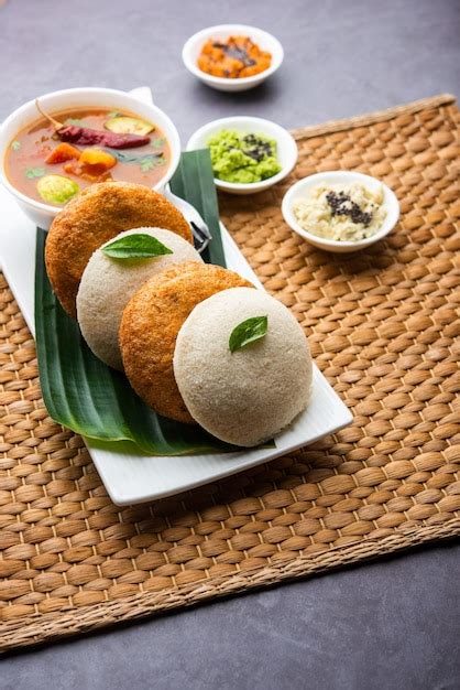 Premium Photo | Idli vada sambar