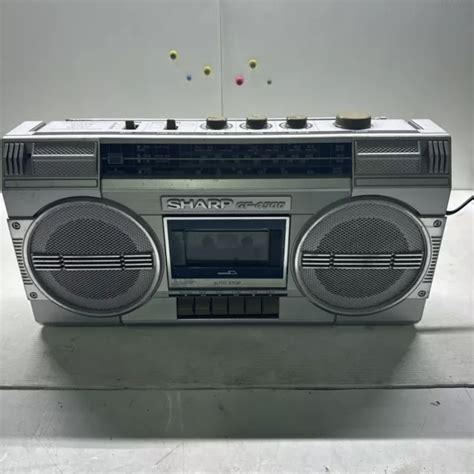 BOOMBOX SHARP GF 4500 Stereo Radio Cassette Ghettoblaster Raro Vintage