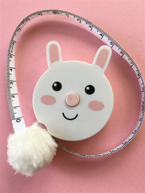 Retractable Fluffy Animal Tape Measure Etsy