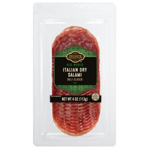 Private Selection Italian Dry Salami Deli Sliced Oz Fred Meyer