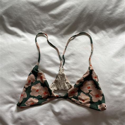 Acacia Swimwear Women S Pink And Green Bikini And Tankini Tops Depop