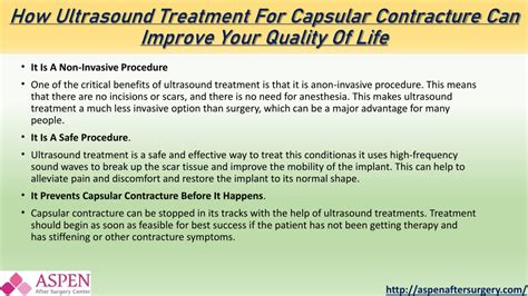 Ppt How Ultrasound Treatment For Capsular Contracture Can Improve Your Quality Of Life