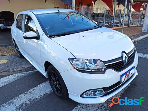 Renault Logan Dynamique Hi Flex V P Branco Gasolina Em