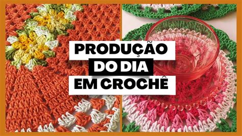 Produ O Do Dia Em Croch Um Lindo Suplast De Cha Ou Caf Melancia E