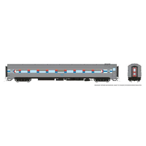 HO Lightweight Coach: Amtrak - Phase 1: #6443 - Rapido Trains Inc.