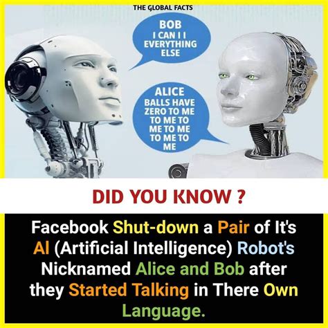 Facebook Shut Down Ai Robots Alice And Bob - Dale Cooperwood