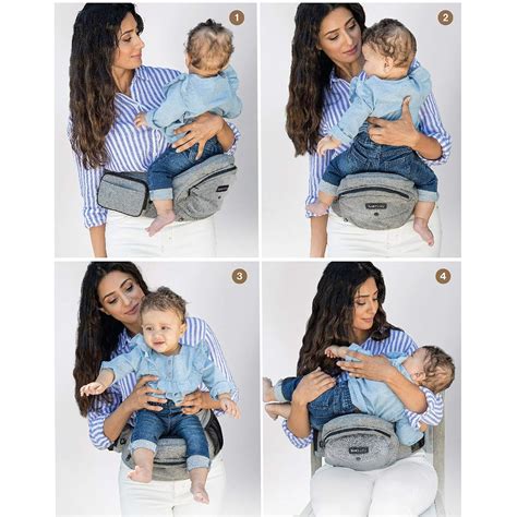 Tushbaby Portabeb S Con Asiento De Cadera Certificado De Seguridad