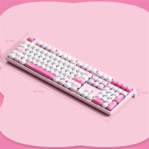 Akko X Monsgeek Mg B Rainbow Marshmallows Multi Modes Mechanical Keyboard With Hot Swappable