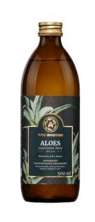 Herbal Monasterium Sok Aloes z miąższem 500 ml Naturalne suplementy