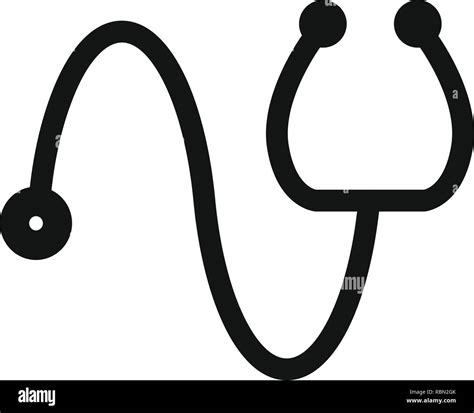 Vector Stethoscope Icon Stock Vector Image And Art Alamy