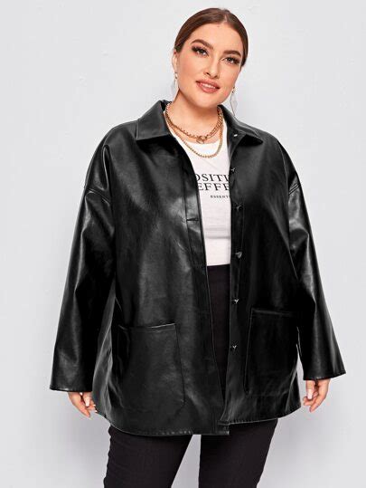 Search Leather Coats SHEIN USA