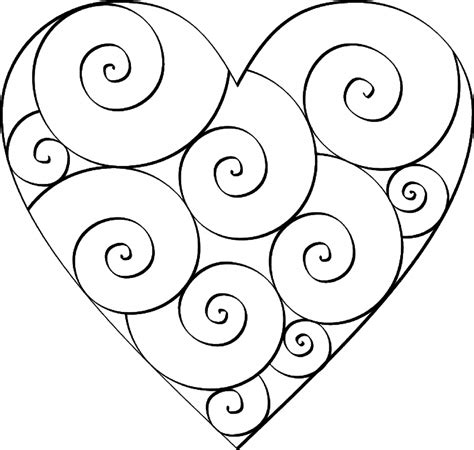 Free Printable Heart Templates Quilling Patterns Mosaic Patterns