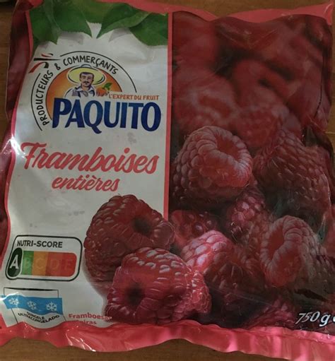 Framboises entières Paquito 750 g