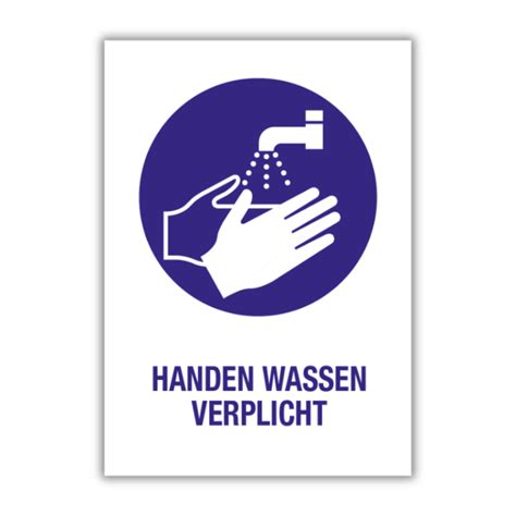 Handen Wassen Verplicht Met Tekst Ehbokoffer Nl