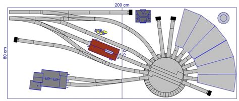 Ein Wirklich Raffinierter Bahnbetriebswerk Gleisplan Artofit