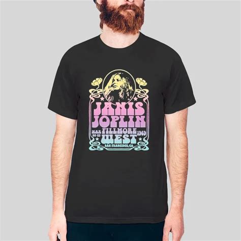 Fillmore West Janis Joplin Tshirt Walmart