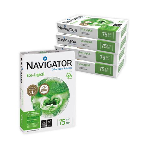 Navigator Eco Logical Paper 75gm A4 Pack Of 2500 Nava475