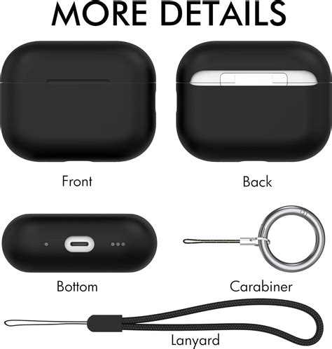 Niutrendz Funda Para Airpods Pro De Silicona Delgada Que Absorbe