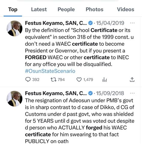 Csu Certificate Saga Is Diversionary And Irrelevant Politics Nigeria