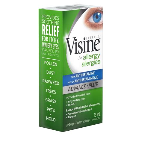VISINE® Advance Allergy Eye Drops, 15 mL | eBay