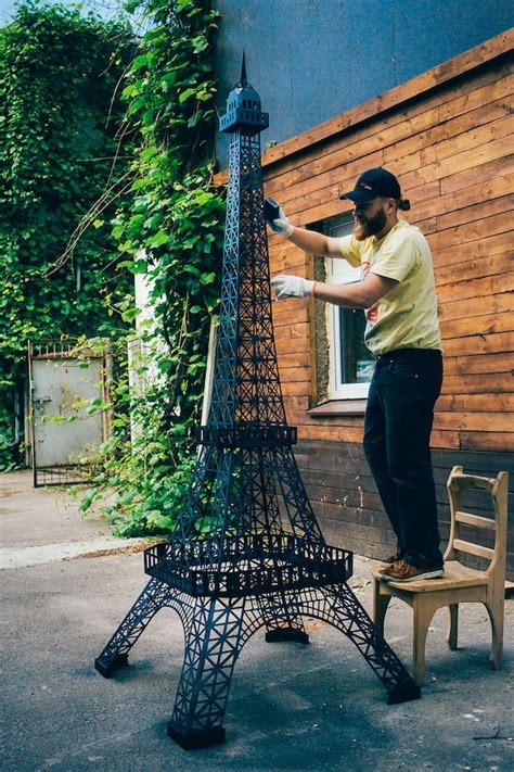 Elegant Large Eiffel Tower Statue 83 Ft Eiffel Tower Replica Etsy