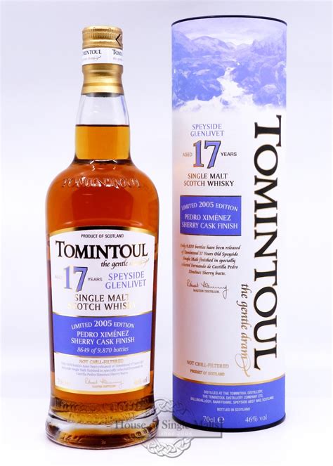Tomintoul 17 Years (2005) - Pedro Ximenez Finish - Tomintoul - House of ...