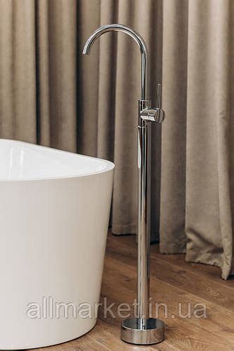 Кран для Ванны Смеситель Отдельно Стоящий Brone Uno CHROME PLATED ...