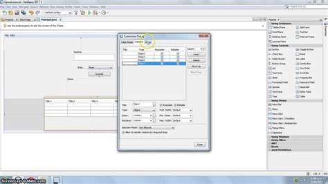 Uso De Text Field Combo Box Panel Table En Java Netbeans Youtube