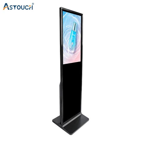 55 Inch Floor Standing Digital Signage Display Android With Capacitive