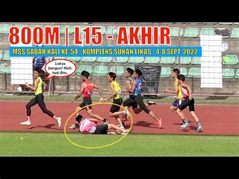 Meter Lelaki Akhir Mss Sabah Kali Ke Kompleks Sukan