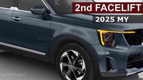 Virtually Refreshed 2025 Kia Telluride Shows Ritzy Digital Colors For