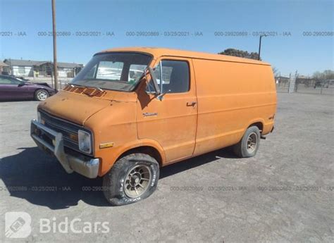 1975 Dodge Van B11ae5x113378 Bid History Bidcars