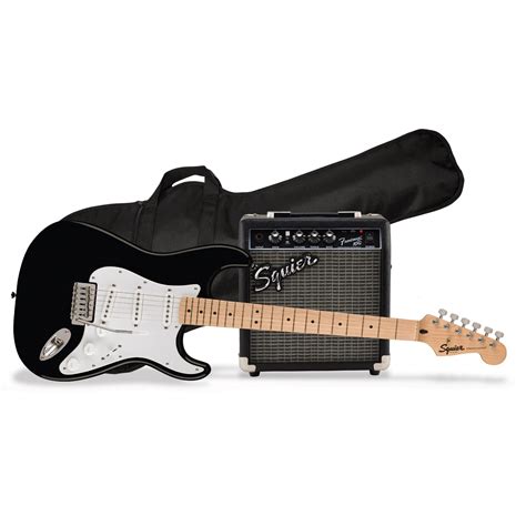 Squier Sonic Stratocaster Electric Guitar Package Black