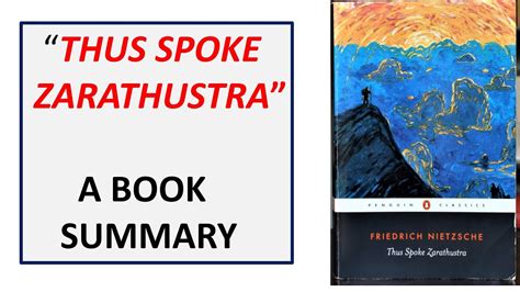 Thus Spoke Zarathustra A Book Summary Youtube