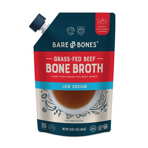 Low Sodium Bone Broth – Bare Bones