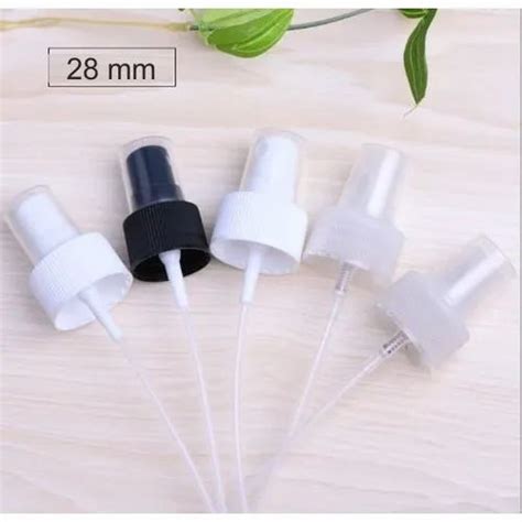 Plastic Black White And Transparent 28 Mm Fine Mist Sprayer Pump At Rs