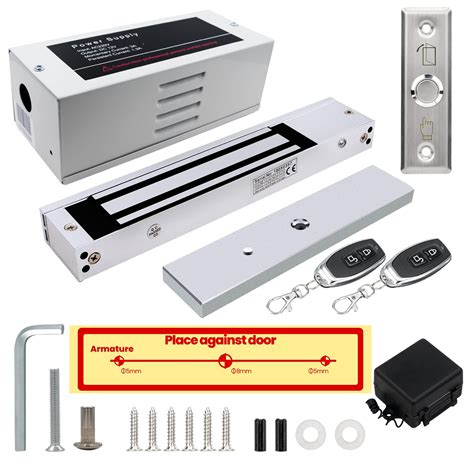 Snapklik 600lbs Electromagnetic Door LockAccess Control Outswinging