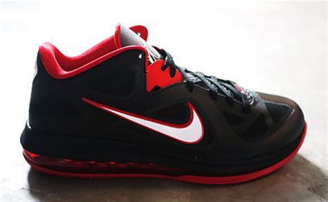 Nike LeBron 9 Low Black/Sport Red | Nice Kicks