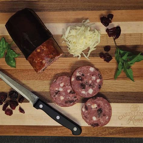 Cranberry Mozzarella Beef Sausage | Pasture Raised Beef Sausage