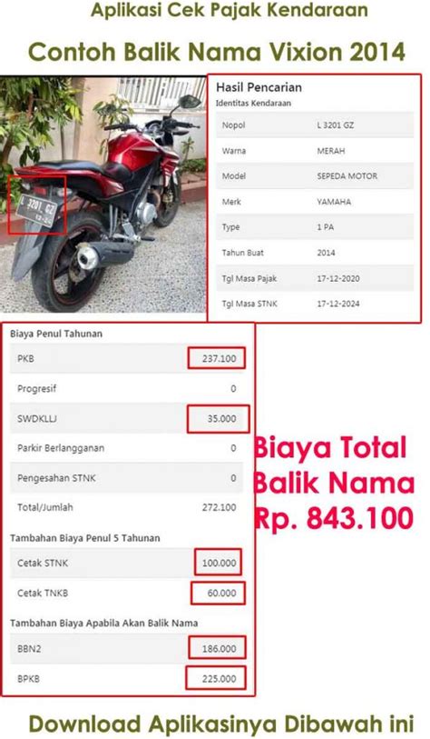 Biaya Ganti Nomor Plat Motor Homecare