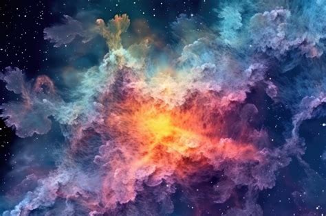 Premium Ai Image Stock Photo Of Colorful Space Galaxy Cloud Nebula Star