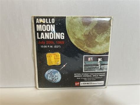 View Master B Nasa S Apollo Moon Landing Gaf Reel Set New