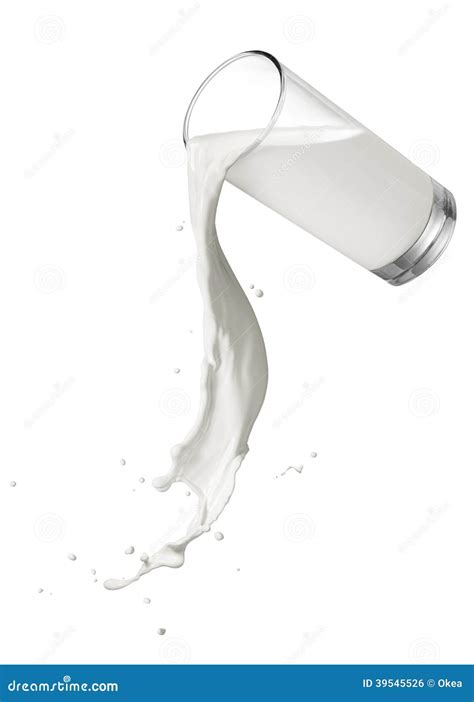 Spilling milk stock photo. Image of splash, white, fresh - 39545526