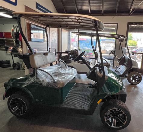 E Z Go Freedom Rxv Elite Lithium Forest Green Jj S Golf Carts