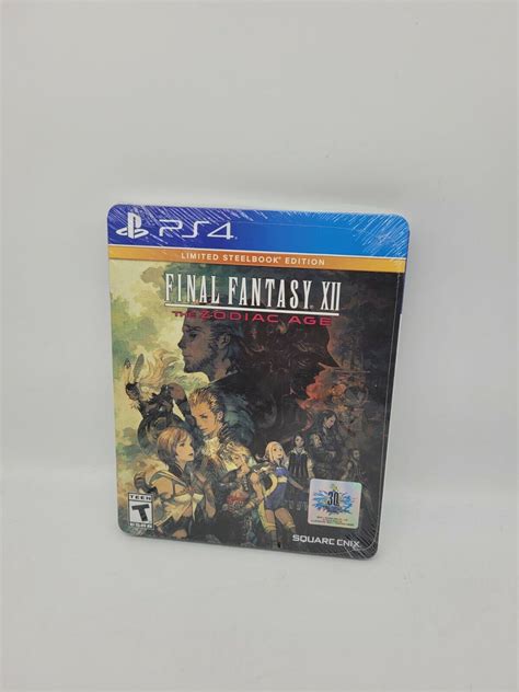 Final Fantasy Xii The Zodiac Age Steelbook Edition Ps Sealed Rare